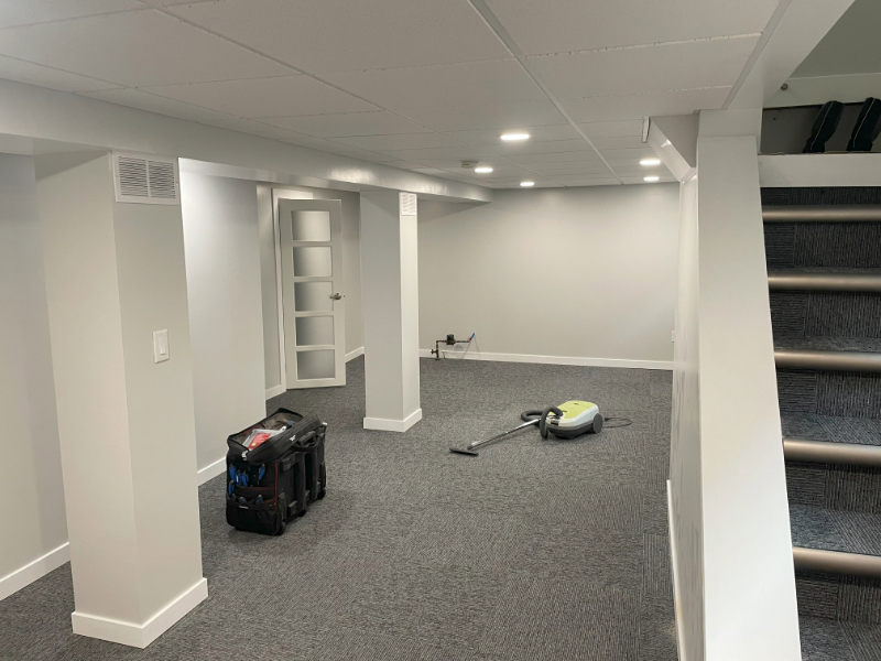 Basement View from Entry stairs